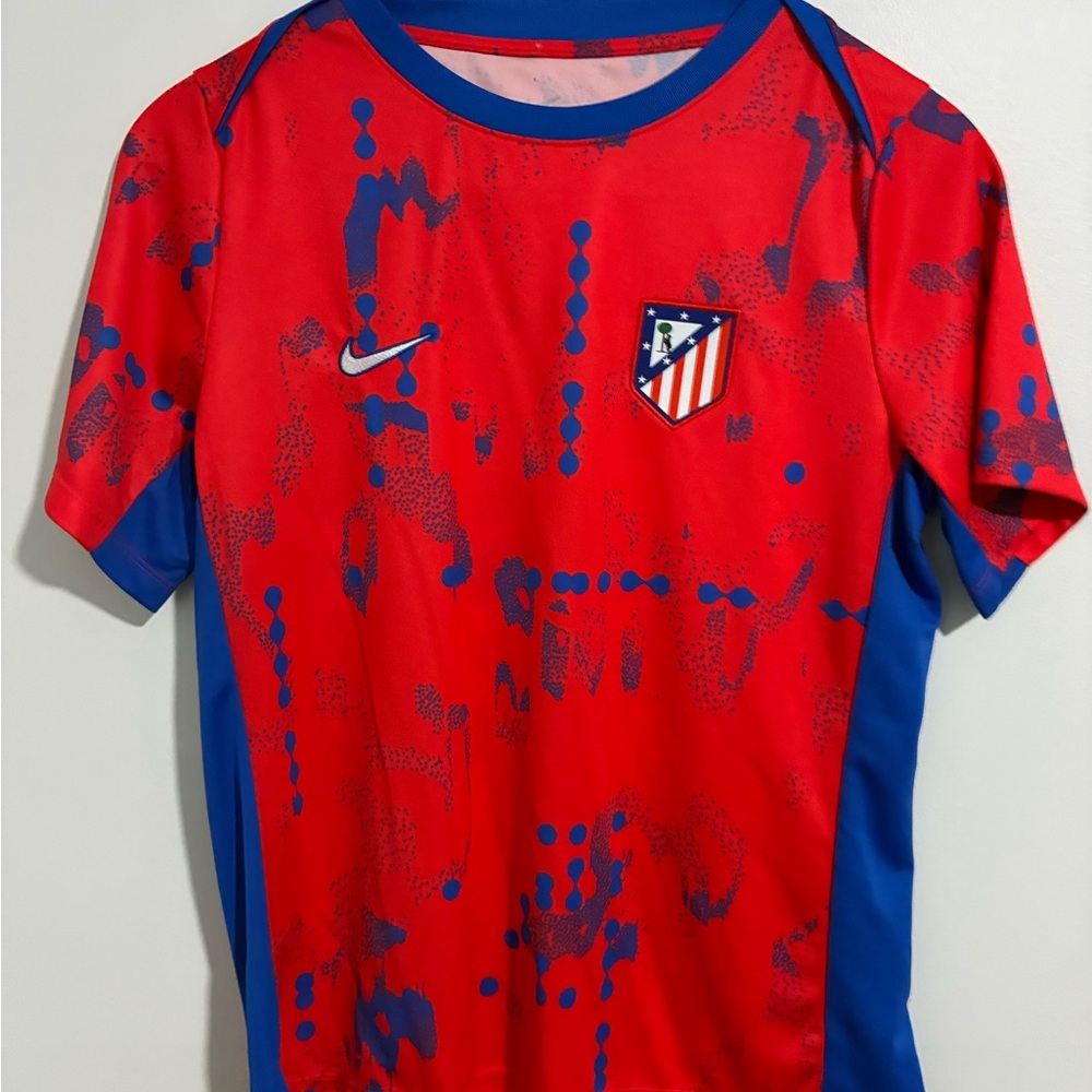 Nike Kids Red and Blue Soccer Jersey